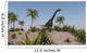 Large Brachiosaurus Roaming Prehistoric Wall Decal Design 2