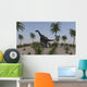 Large Brachiosaurus Roaming Prehistoric Wall Decal Design 1