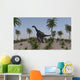 Large Brachiosaurus Roaming Prehistoric Wall Decal Design 1