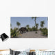 Brown Einiosaurus Prehistoric Environment Wall Decal Design 2