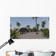 Brown Einiosaurus Prehistoric Environment Wall Decal Design 2