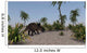 Brown Einiosaurus Prehistoric Environment Wall Decal Design 2