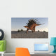 Kentrosaurus Walking Sandy Terrain Wall Decal