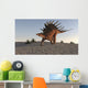 Kentrosaurus Walking Sandy Terrain Wall Decal