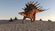 Kentrosaurus Walking Sandy Terrain Wall Decal