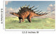 Kentrosaurus Walking across Barren Wall Decal Design 1