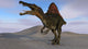 Spinosaurus Hunting Barren Terrain Wall Decal