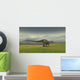 Dicraeosaurus Walking across Grassy Wall Decal Design 1