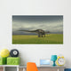 Dicraeosaurus Walking across Grassy Wall Decal Design 1