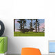 Majungasaurus Running across Grassy Wall Decal Design 1