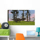 Majungasaurus Running across Grassy Wall Decal Design 1