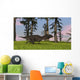 Majungasaurus Running across Grassy Wall Decal Design 1