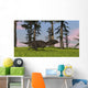 Majungasaurus Running across Grassy Wall Decal Design 1