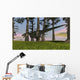 Monolophosaurus Running across Grassy Wall Decal Design 3