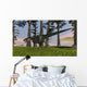 Monolophosaurus Running across Grassy Wall Decal Design 3