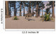 Ceratosaurus Hunting Prehistoric Environment Wall Decal Design 2