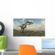 Monolophosaurus Walking across Desert Wall Decal Design 3