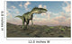Monolophosaurus Walking across Desert Wall Decal Design 3