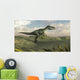 Monolophosaurus Walking across Desert Wall Decal Design 1