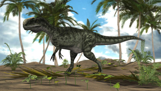 Monolophosaurus Dinosaur Prehistoric Environment Wall Decal Design 2