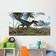 Monolophosaurus Dinosaur Prehistoric Environment Wall Decal Design 1