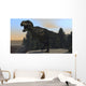 Fierce Tyrannosaurus Rex Roaring Wall Decal