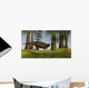 Shuangmiaosaurus Dinosaur Grazing Nearby Wall Decal