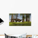 Shuangmiaosaurus Dinosaur Grazing Nearby Wall Decal