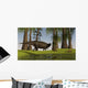 Shuangmiaosaurus Dinosaur Grazing Nearby Wall Decal