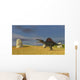 Spinosaurus Walking across Grassy Wall Decal Design 1