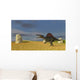 Spinosaurus Walking across Grassy Wall Decal Design 1