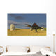 Spinosaurus Walking across Grassy Wall Decal Design 1