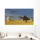 Spinosaurus Walking across Grassy Wall Decal Design 1