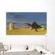 Spinosaurus Walking across Grassy Wall Decal Design 1