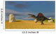 Spinosaurus Walking across Grassy Wall Decal Design 1