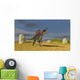 Spinosaurus Hunting Prehistoric Grasslands Wall Decal Design 1