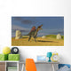 Spinosaurus Hunting Prehistoric Grasslands Wall Decal Design 1