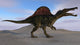 Spinosaurus Barren Terrain Wall Decal
