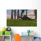 Spinosaurus Hunting Grassy Field Wall Decal