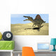 Spinosaurus Walking across Desert Wall Decal Design 2