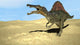 Spinosaurus Walking across Desert Wall Decal Design 2