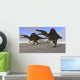 Two Spinosaurus Dinosaurs Hunting Wall Decal Design 1