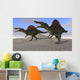 Two Spinosaurus Dinosaurs Hunting Wall Decal Design 1