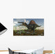Spinosaurus Desert Landscape Wall Decal
