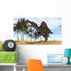 Spinosaurus Hunting Prehistoric Environment Wall Decal