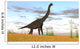 Large Brachiosaurus Grassy Field Wall Decal