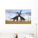 Two Large Brachiosaurus Prehistoric Wall Decal