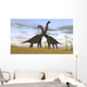 Two Large Brachiosaurus Prehistoric Wall Decal