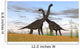 Two Large Brachiosaurus Prehistoric Wall Decal