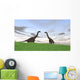 Two Large Brachiosaurus Grassy Wall Decal